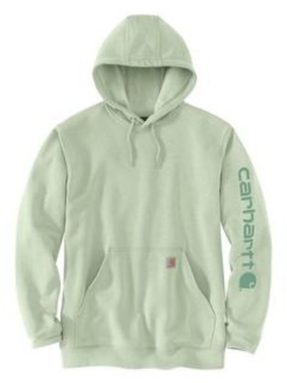 Carhartt Men's 2XLT Loose Fit Midweight Logo Sleeve Graphic Hoodie Sweatshirt
